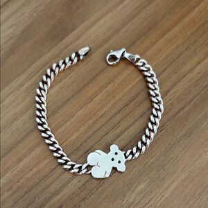 Tous Gold Vermeil Bracelet with Bear Charm